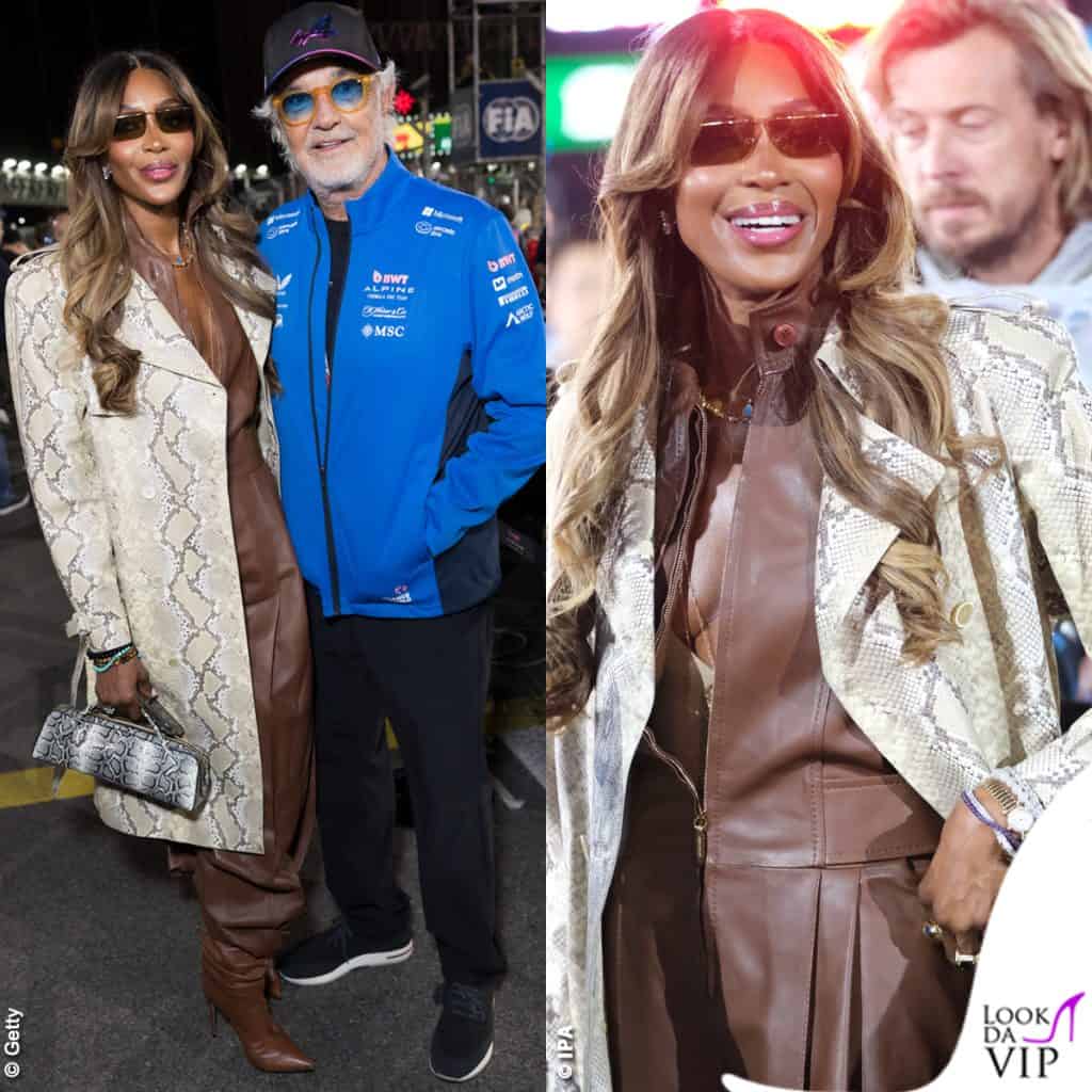Naomi Campbell Fravio Briatore GP F1 Las Vegas
