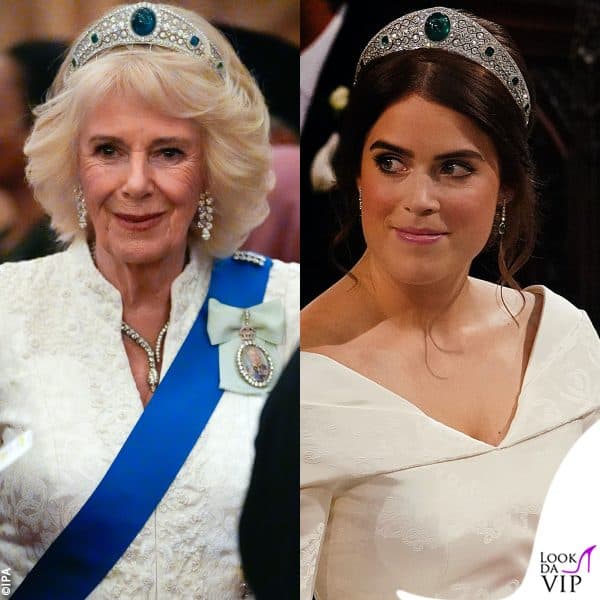 il diadema era stato sfoggiato da Eugenia di York in occasione delle sue nozze, a ottobre 2018