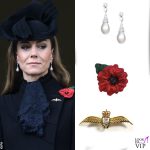 Kate Middleton in occasione delle celebrazioni del Remembrance Sunday