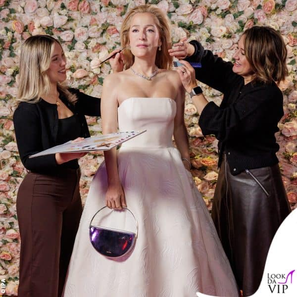 Trucco e parrucco per la Gillian di cera