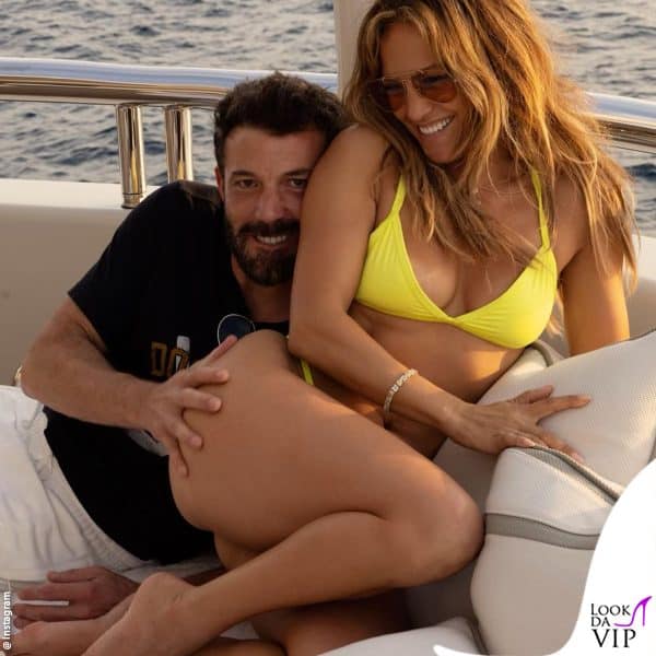 Jennifer Lopez e Ben Affleck quando erano innamorati 