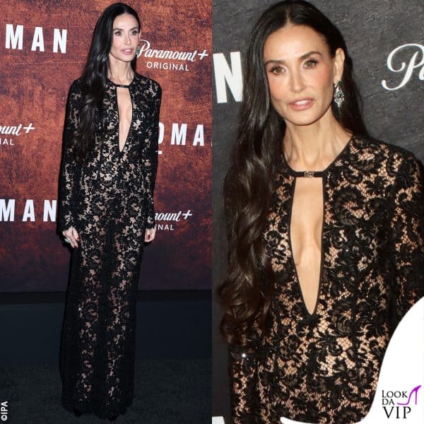 Demi Moore, outfit Gucci 