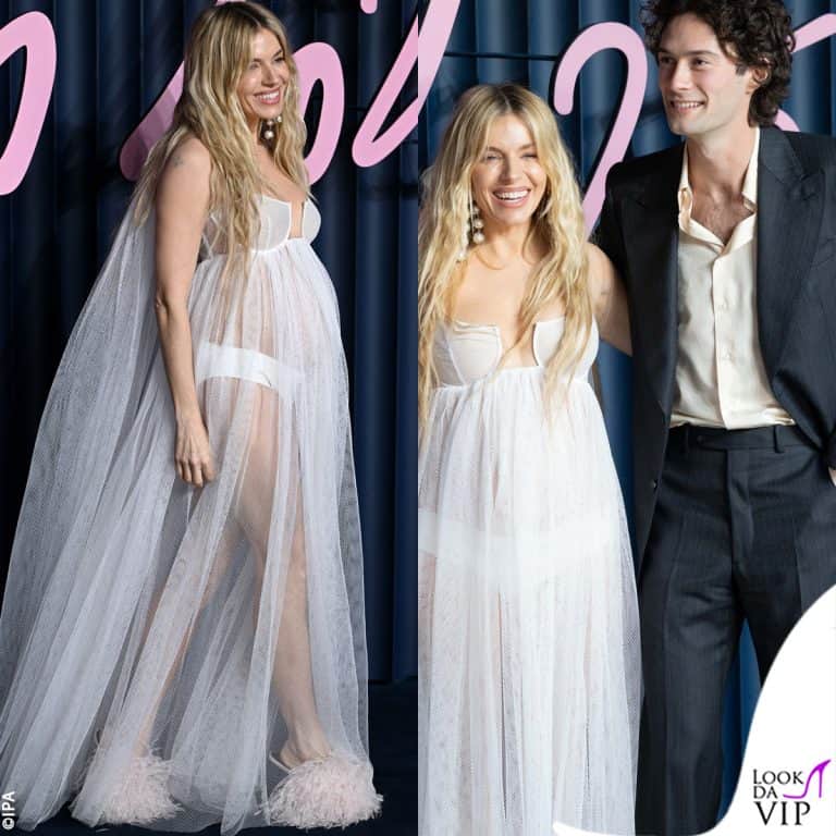 Sienna Miller in Givenchy ai Fashion Awards