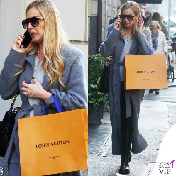 la conduttrice ha fatto acquisti da Louis Vuitton 