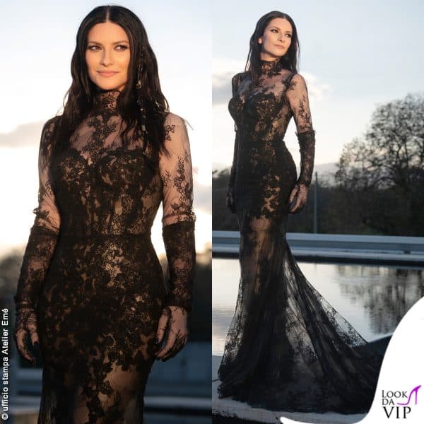 Laura Pausini, abito Atelier Eme