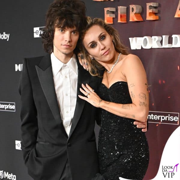 Miley Cyrus con il fidanzato Maxx Morando 