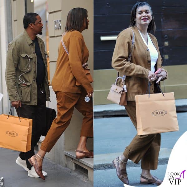 Samuel Eto'o con la moglie Georgette