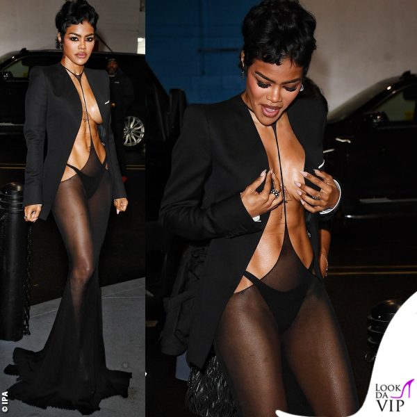 Teyana Taylor, outfit Tom Ford 