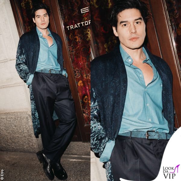Cristiano Caccamo all'evento Etro