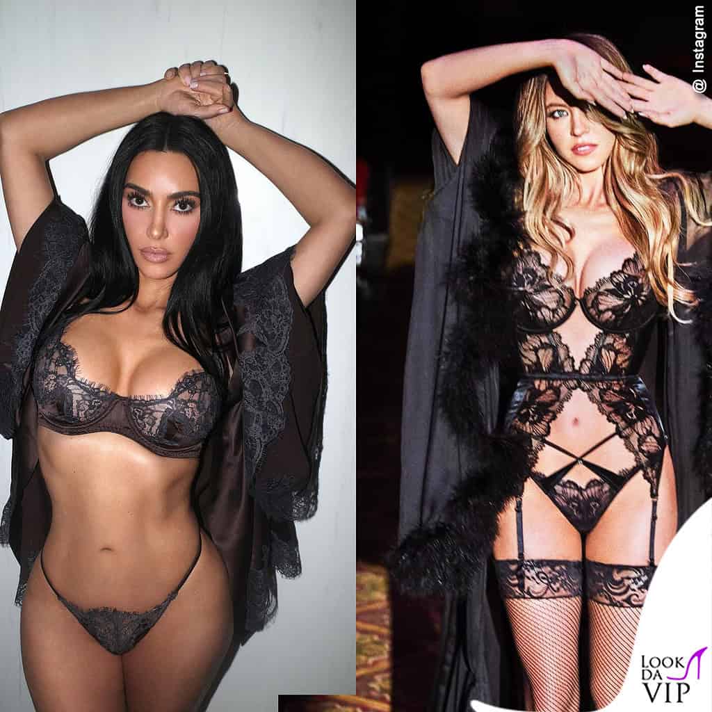 Kim Kardashian contro Sydney Sweeney, è battaglia di mutandine a colpi di lingerie