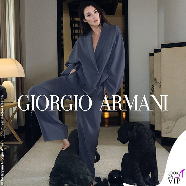 Vittoria Ceretti testimonial Giorgio Armani 