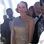 Ballo della Rosa 2026 Charlene di Monaco in Elie Saab 2 orecchini Maison Tabbah
