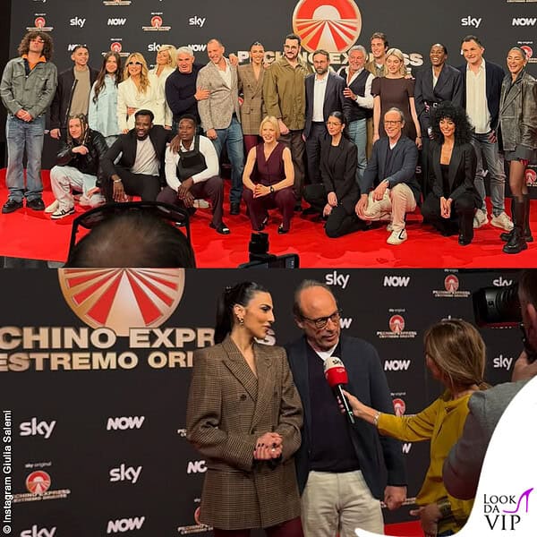 La Salemi con il cast