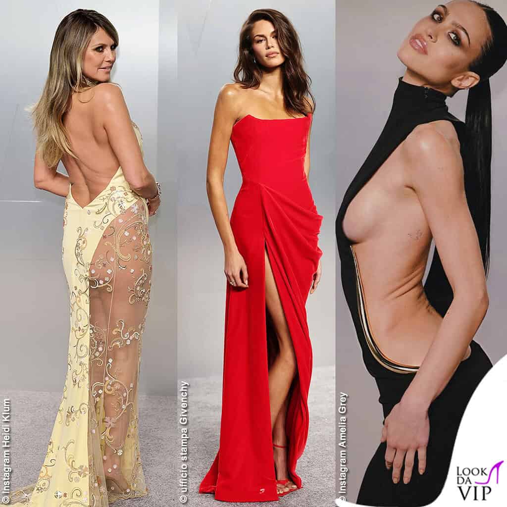 Heidi Klum Kaia Gerber Amelia Grey Vanity Fair Oscar Party look