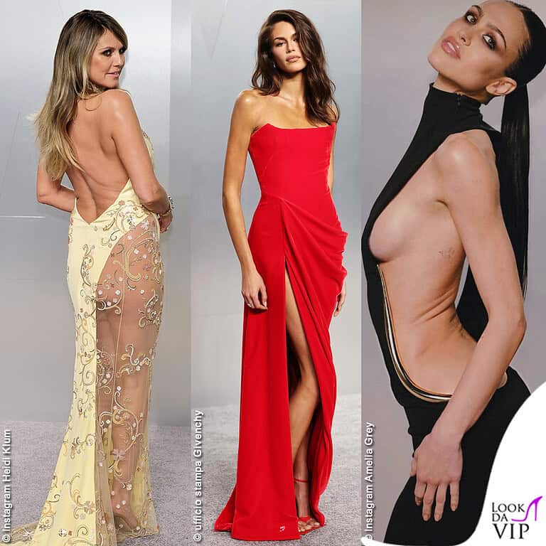 Heidi Klum Kaia Gerber Amelia Grey Vanity Fair Oscar Party look