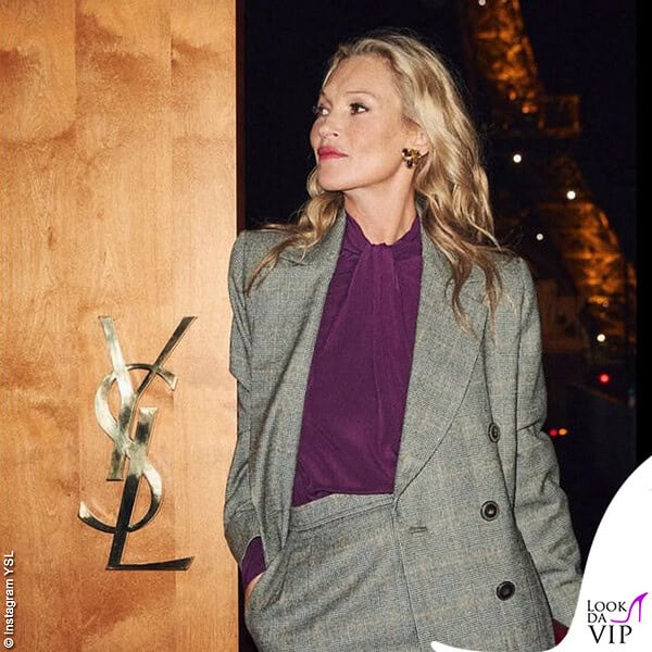 Kate Moss alla sfilata YSL FW 26-27