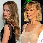 Margot Robbie nuovo look haircut by Cervando Maldonado