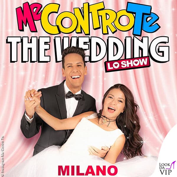 La locandina del Matrimonio-Show dei Me Contro Te 