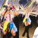 Coachella 2026 Paris Hilton top Von Dutch