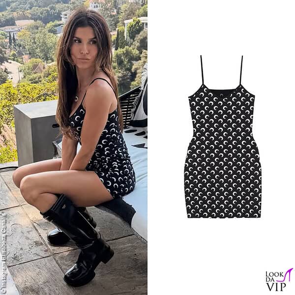Elisabetta Canalis, vestito Marine Serre