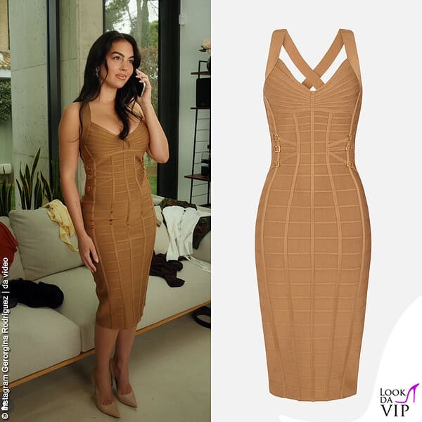 Georgina Rodriguez, vestito Elisabetta Franchi
