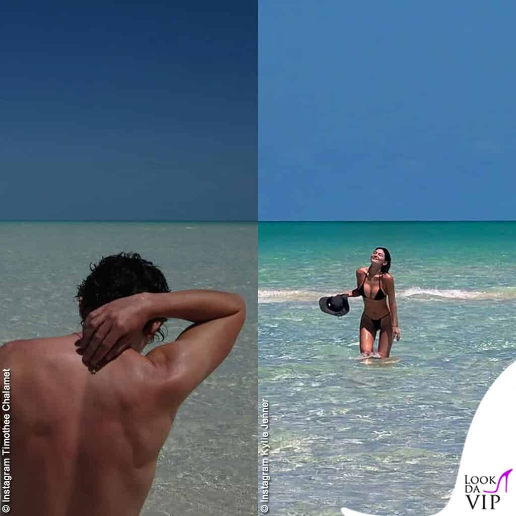 Timothée Chalamet vacanze con Kylie Jenner