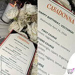 Victoria Beckham compleanno vestito Victoria Beckham menu Casadonna