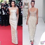 Cannes 2026 Elodie vestito Prada Kate Moss sfilata Prada 1997