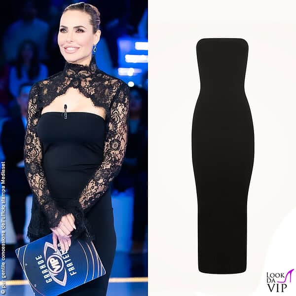 Si tratta di un vestito Wolford con coprispalle OfUtopia 