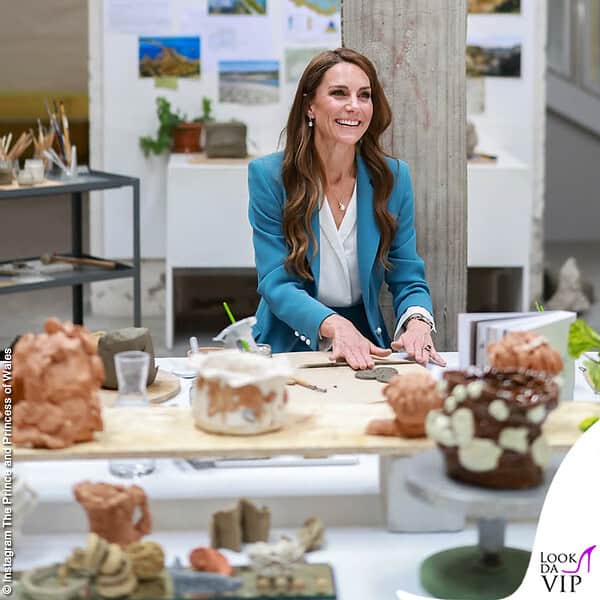 Kate Middleton ha sperimentato con i materiali del Centro