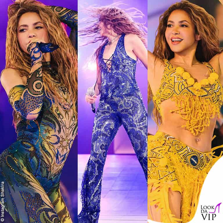 Shakira concerto Rio Copacabana look Mittmann Etro Hisha
