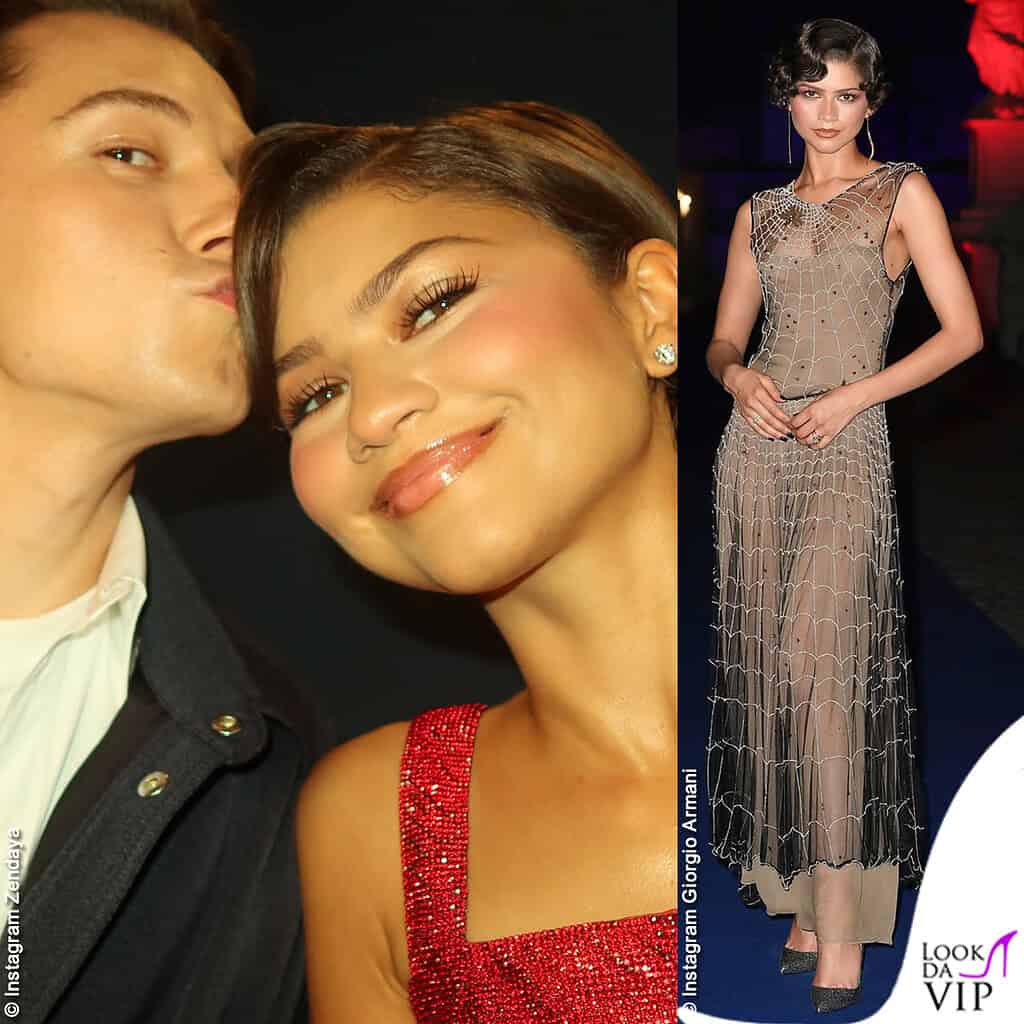 Zendaya premiere Spiderman Roma look Versace 97 Armani 90