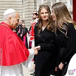protocollo del bianco 3 Principessa Leonor Infanta Sofia Leone XIV