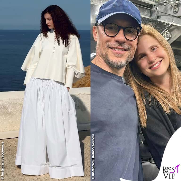 Athena Accorsi alla sfilata Jacquemus | Stefano Accorsi e Bianca Vitali annunciano la gravidanza