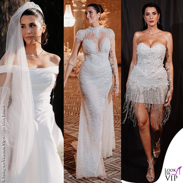 Matrimonio Valentina Vignali Fabio Stefanini abiti da sposa Maison Signore