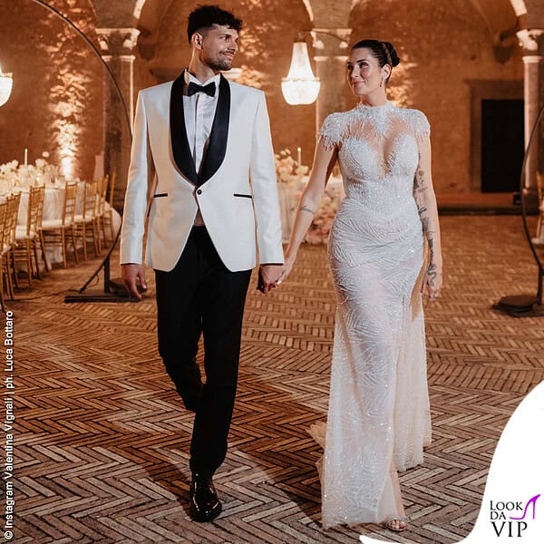 Il secondo look degli sposi