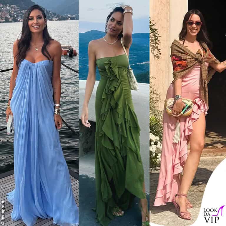 trend look cerimonia vip Elisabetta Gregoraci Elodie Aurora Ramazzotti