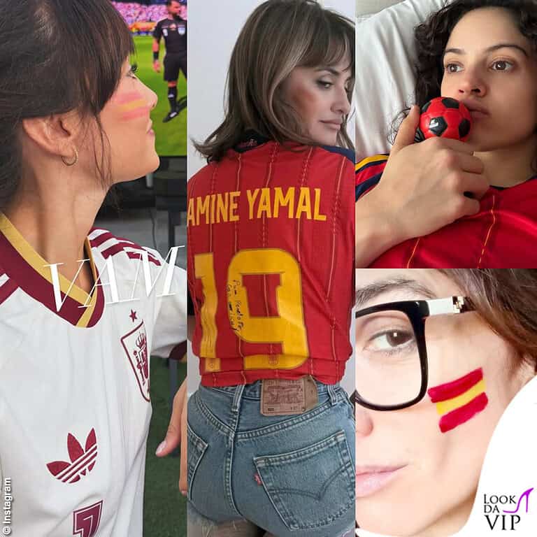 trend vip tifo Spagna Mondiali Aitana Penelope Cruz Rosalia Paz Vega