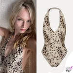 Alex Consani, costume intero Frankies Bikini