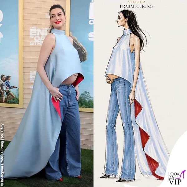 La Hathaway in Prabal Gurung 