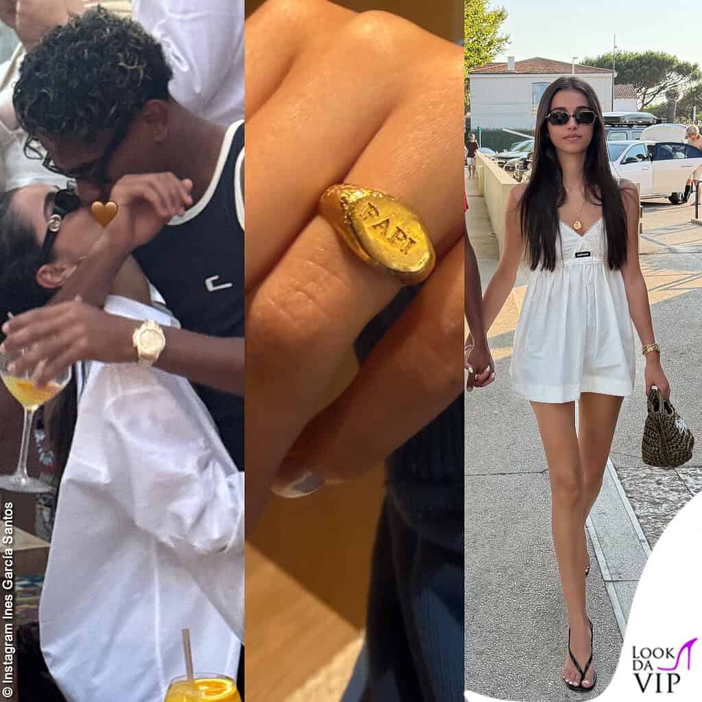 Ines Garcia Santos anello Papi Lamine Yamal