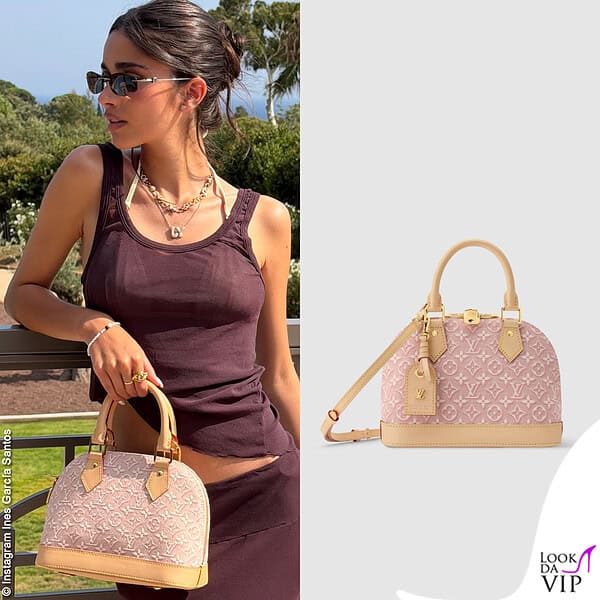 La borsa Louis Vuitton di Ines è la Alma BB da 2.100 euro