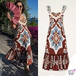 Caterina Balivo vestito La Double J