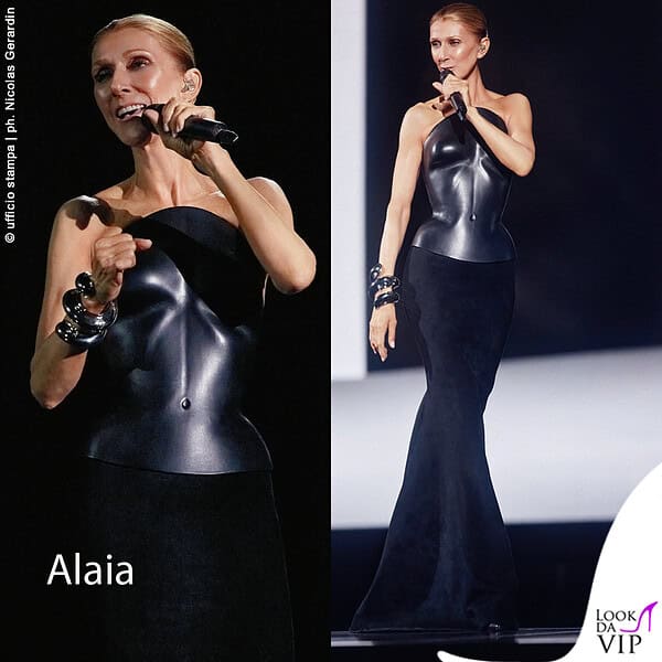 Celine Dion in Alaia