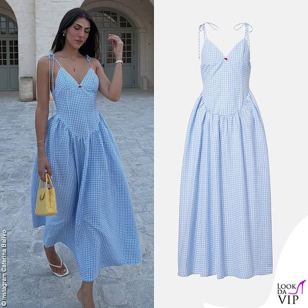Giulia Salemi indossa un maxi dress Bananhot