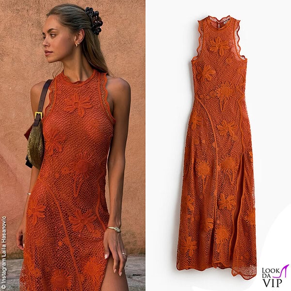 Laila Hasanovic indossa un vestito H&M