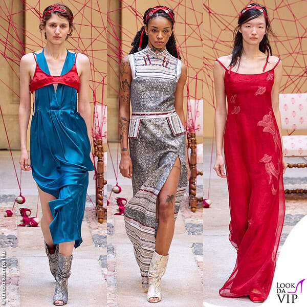 Alla MFW tre look della sfilata Hui SS2027 