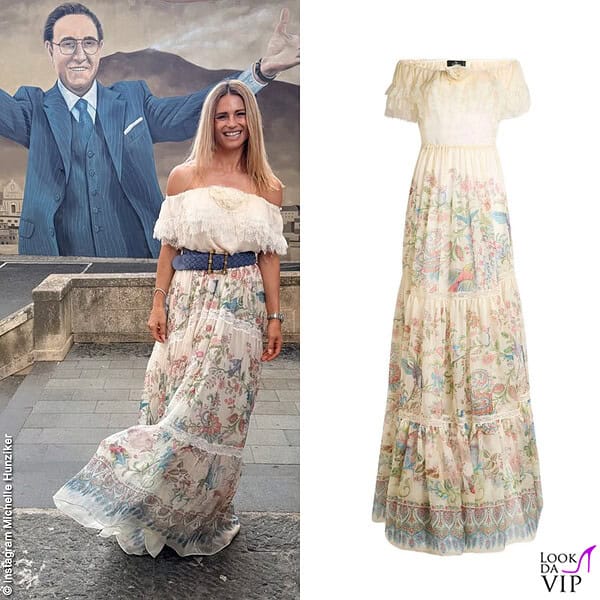 Michelle Hunziker in Etro 