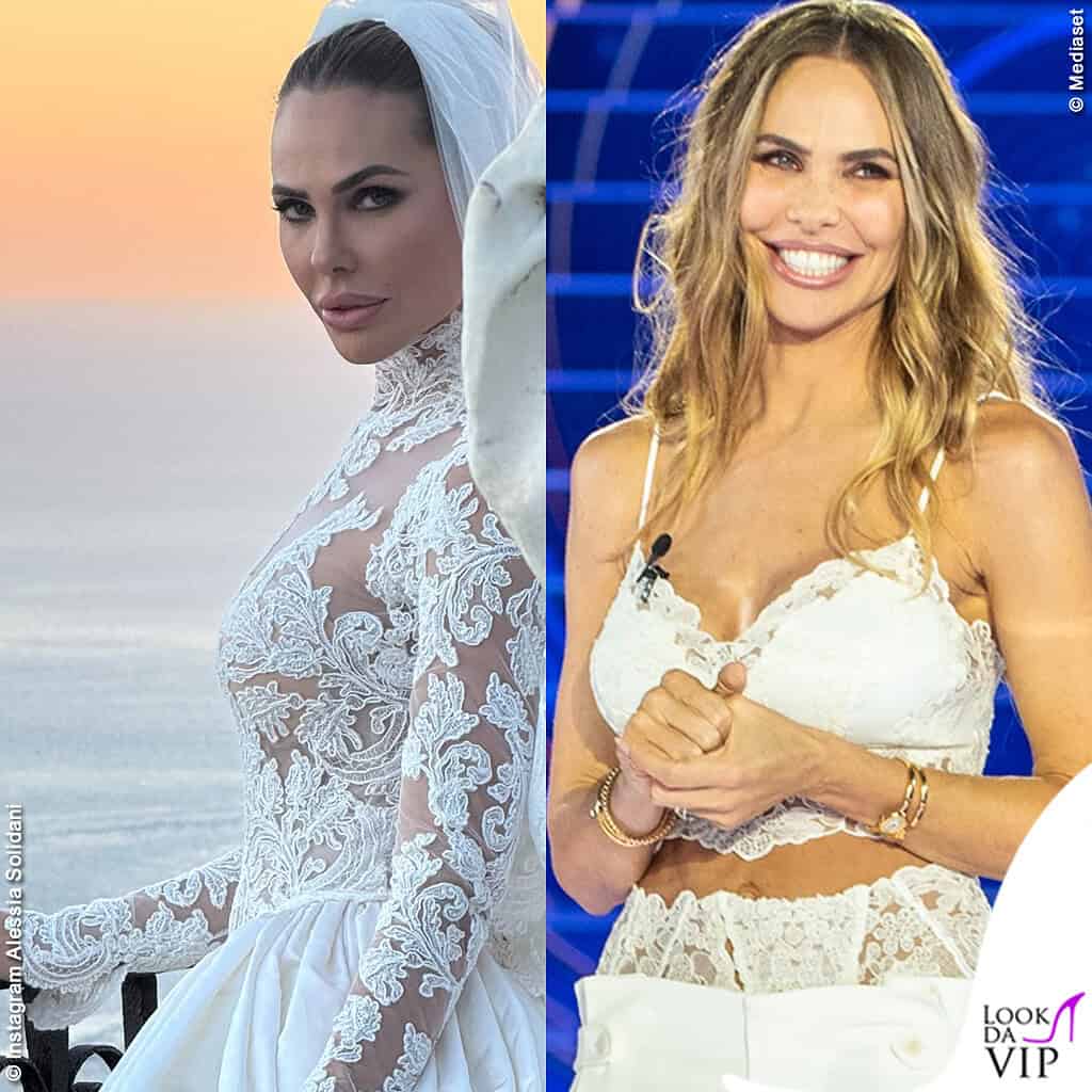 Ilary Blasi GF Vip 1 puntata outfit Ermano Scervino