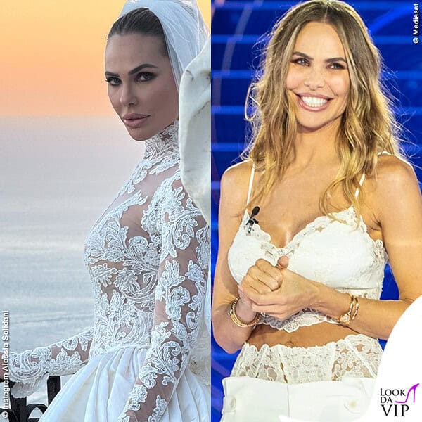 Ilary Blasi GF Vip 1 puntata outfit Ermano Scervino